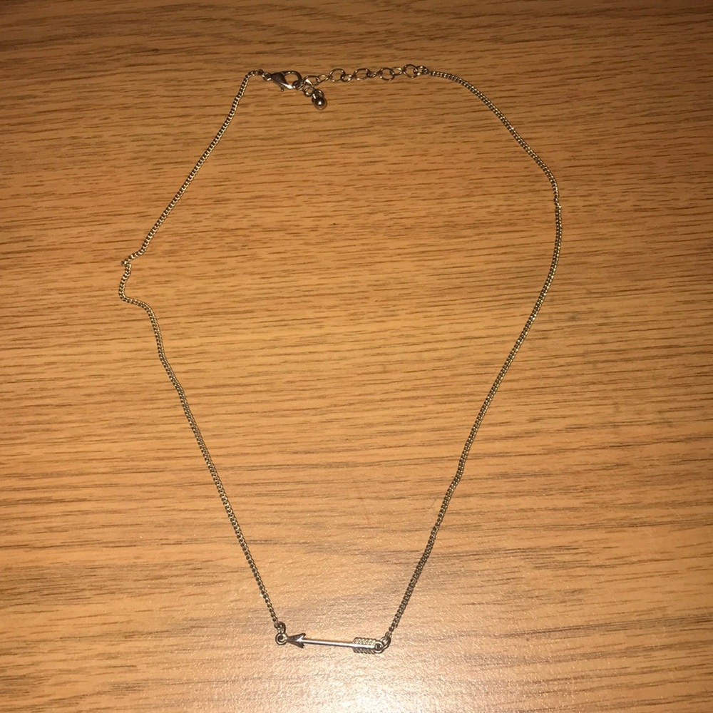 gold arrow necklace